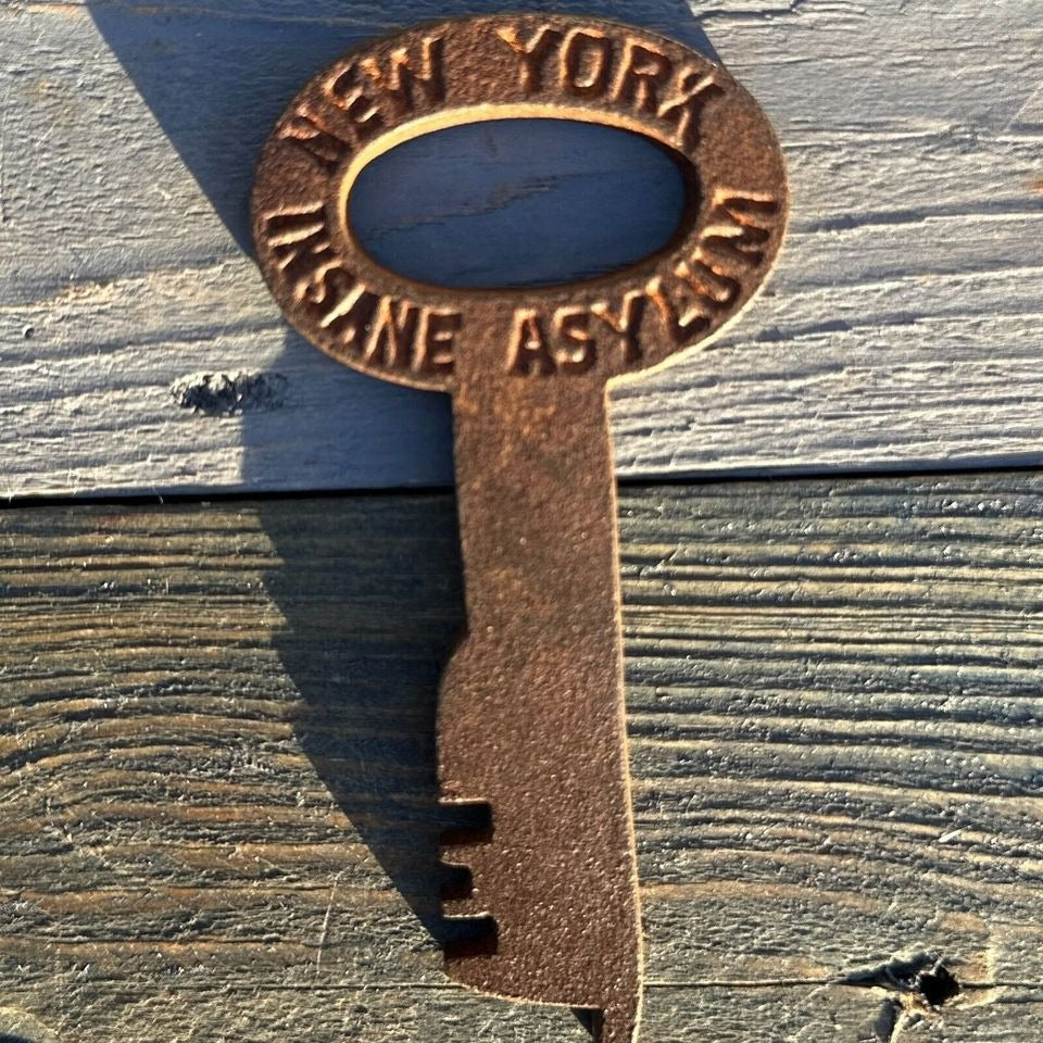 New York Insane Asylum Cast Iron 5-Key Set (3.5" Long)