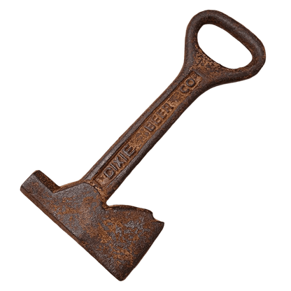 Dixie Hammer & Ax Bottle Opener With Antique Finish (4.5" x 2") - Jones Peak