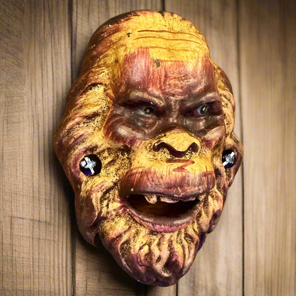 Bigfoot Sasquatch Cast Iron Wall Mounted Bottle Opener With Antique Finish