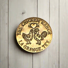 Brothel Solid Brass Tokens With Raised Lettering & Antique Finish (Set Of 6 Assorted Tokens) - Jones Peak