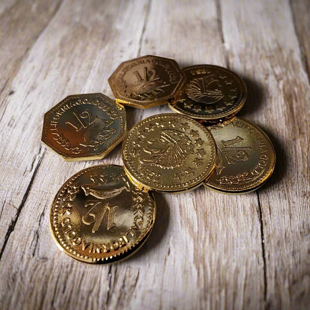 California 24k Gold Plating Territorial Coin Set (Set of 6) - Jones Peak