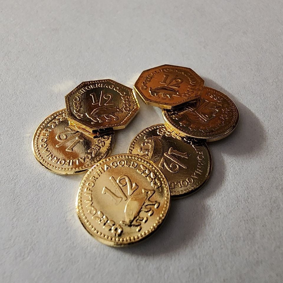 California 24k Gold Plating Territorial Coin Set (Set of 6) - Jones Peak