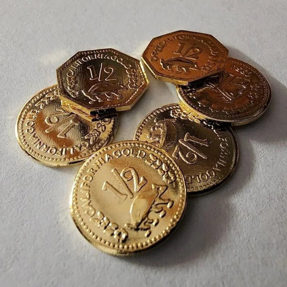 California 24k Gold Plating Territorial Coin Set (Set of 6) - Jones Peak