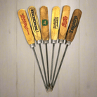 Ice Pick Set With Real Wood Handles & Painted Antique Finish (Set of 6) - Jones Peak