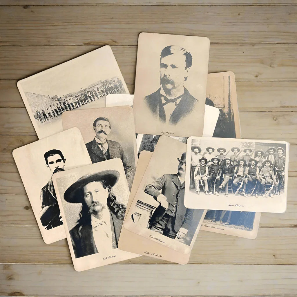 Lawmen Of The Old West Set Of 12 Photos (7" x 4.5") - Jones Peak