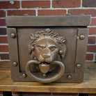 Pony Express 1860 Cast Iron Strong Box With Antique Finish & Brass Tag (10" x 8" x 7") - Jones Peak