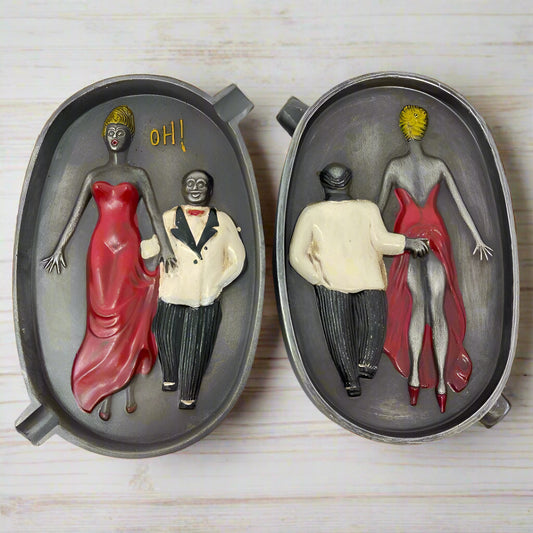 Speakeasy Cast Iron Ashtray With Painted Antique Finish - Jones Peak