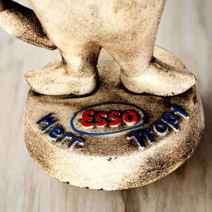 Esso Cast Iron Coin Bank Figurine (9" x 4") - Jones Peak