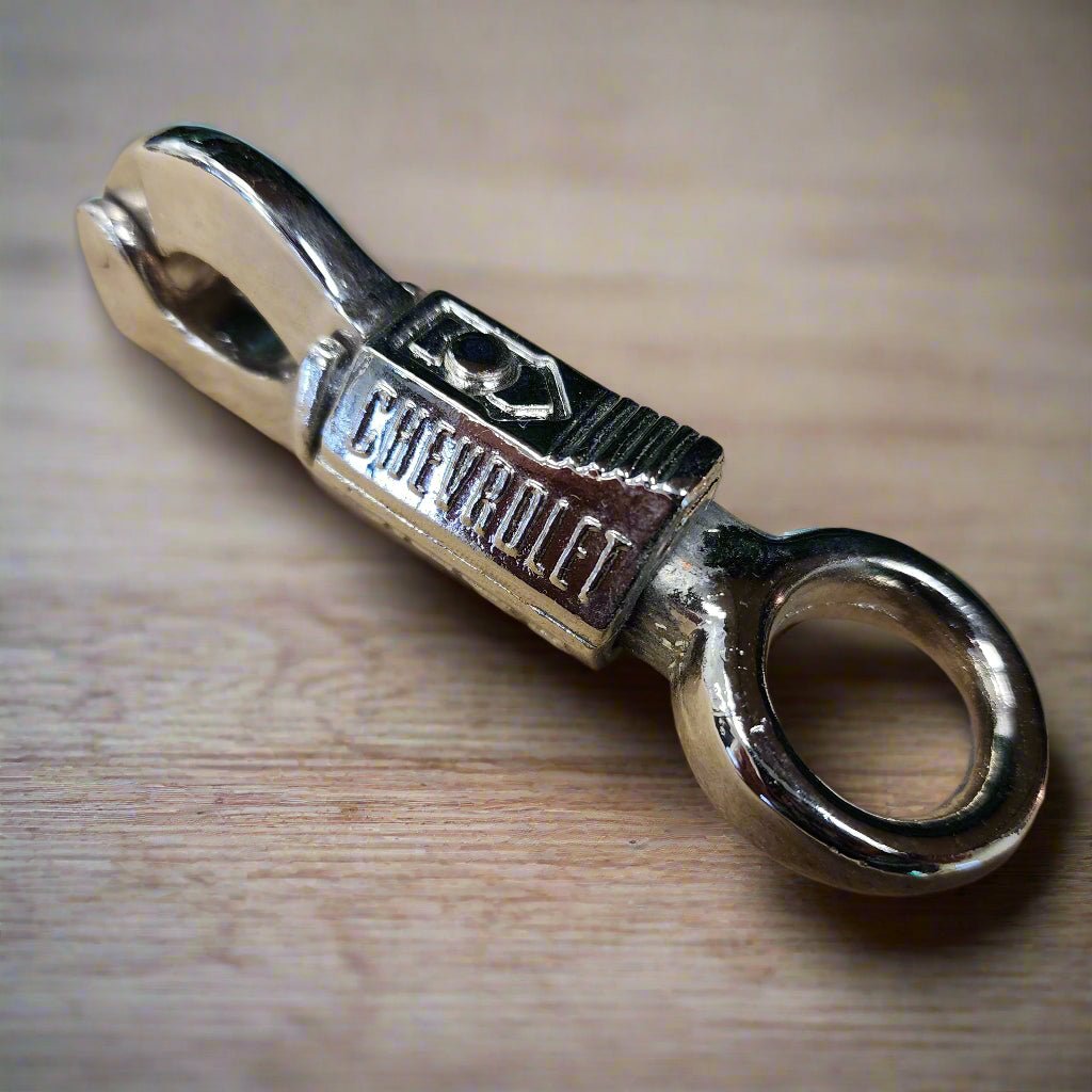Felix Chevrolet Chrome Plated Copper Mechanical Key Holder (4" Long) - Jones Peak