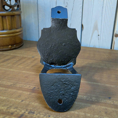 Fire Department Cast Iron Wall Mounted Bottle Opener With Raised Lettering & Painted Finish (4.5" x 2.25") - Jones Peak