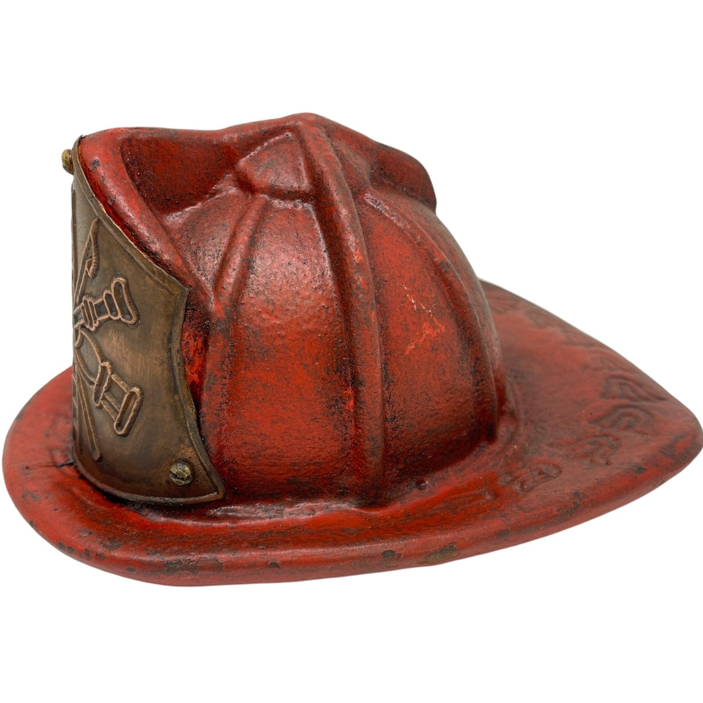 Fireman Helmet Cast Iron Coin Bank With Antique Finish (4.5" x 3" x 5.5") - Jones Peak