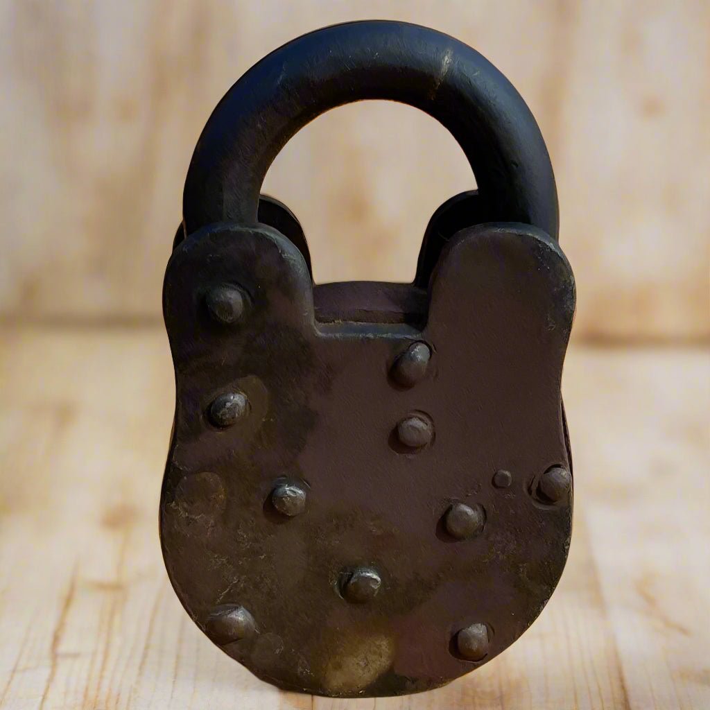 Folsom 1880 California State Prison Cast Iron Lock Keys Brass Tag With Antique Finish (4" x 2.5") - Jones Peak