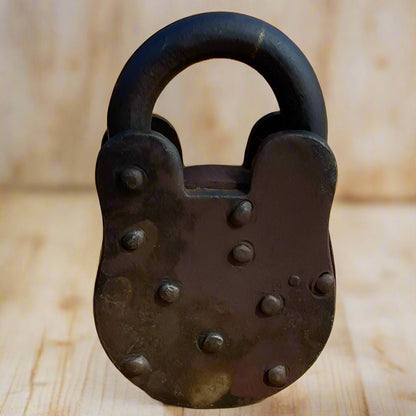 Folsom 1880 California State Prison Cast Iron Lock Keys Brass Tag With Antique Finish (4" x 2.5") - Jones Peak