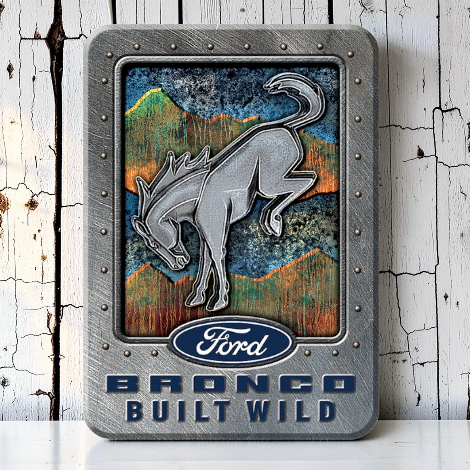 Ford Bronco Built Wild Magnet - Jones Peak