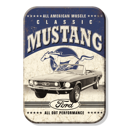 Ford Classic Mustang American Muscle Magnet (2.5" x 3.5") - Jones Peak
