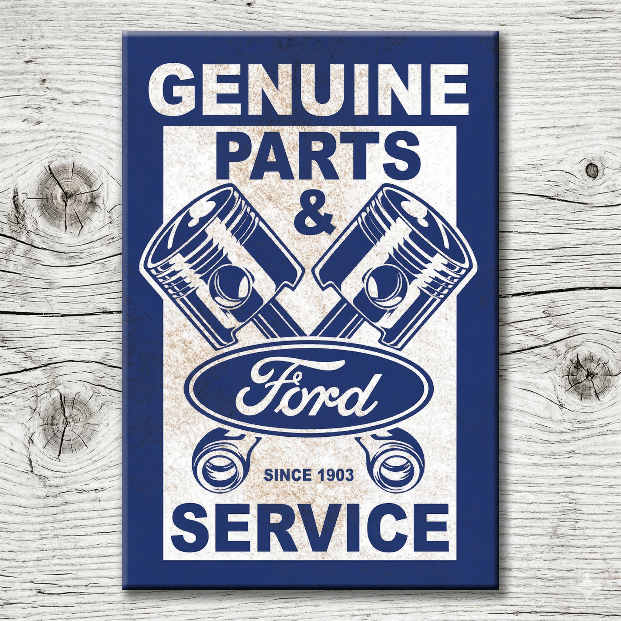 Ford Genuine Service Pistons Magnet - Jones Peak