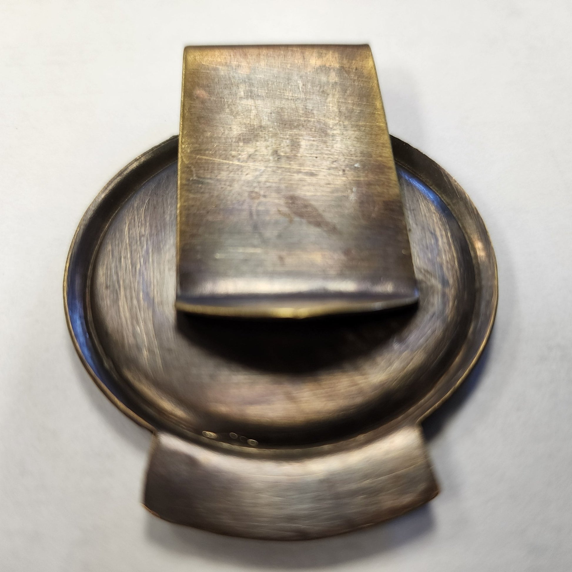 Gem's Saloon Tombstone Arizona Solid Brass Money Clip With Raised Lettering & Antique Finish (3" x 2.25") - Jones Peak