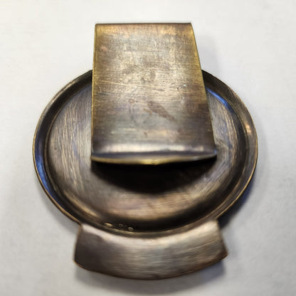 Gem's Saloon Tombstone Arizona Solid Brass Money Clip With Raised Lettering & Antique Finish (3" x 2.25") - Jones Peak