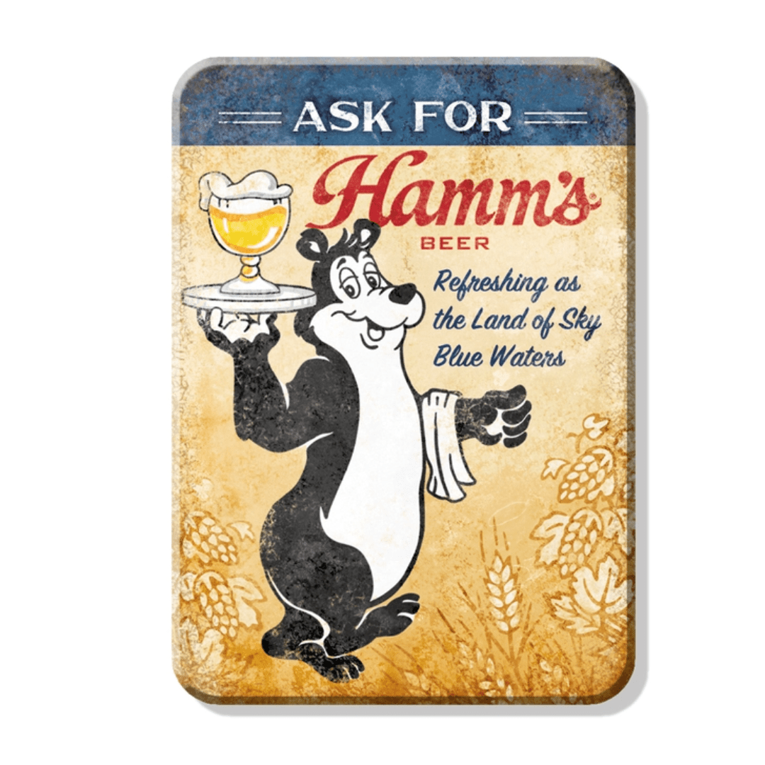 Hamm's Beer Bear Magnet (2.5" x 3.5") - Jones Peak