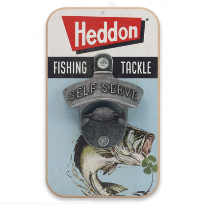 Heddon Fishing Tackle Wall Bottle Opener (3.5" x 6") - Jones Peak