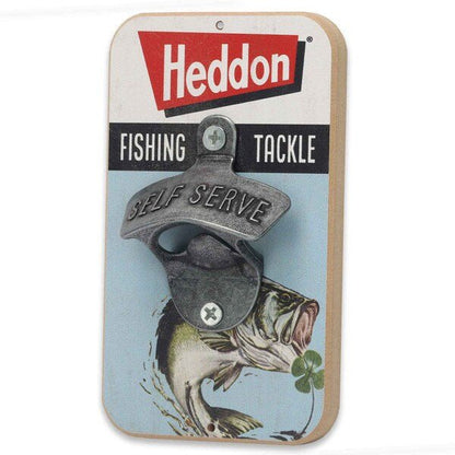 Heddon Fishing Tackle Wall Bottle Opener (3.5" x 6") - Jones Peak