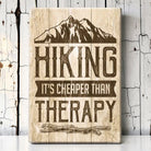 Hiking It's Cheaper Than Therapy Magnet - Jones Peak