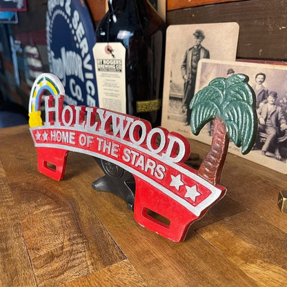 Hollywood Home of the Stars Car License Plate FOB Topper (11.5" x 5.5") - Jones Peak