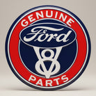Ford Genuine Parts V8 Embossed Metal Magnet