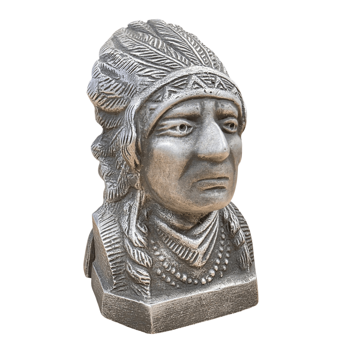 Indian Motorcycle Aluminum Coin Bank With Copper Tag And Antique Finish (4.75" x 2.75") - Jones Peak