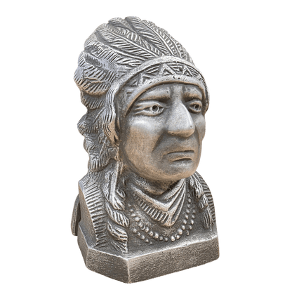 Indian Motorcycle Aluminum Coin Bank With Copper Tag And Antique Finish (4.75" x 2.75") - Jones Peak