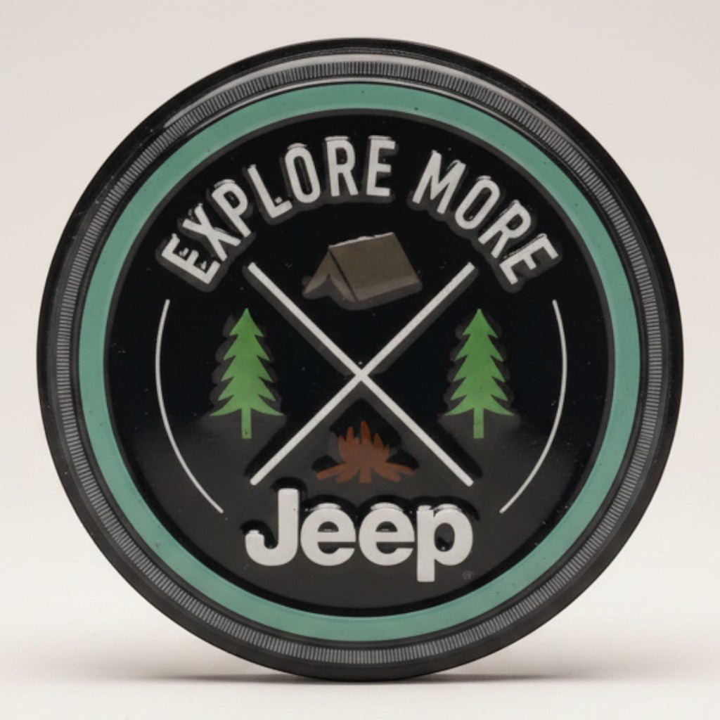 Jeep Explore More Embossed Metal Magnet - Jones Peak
