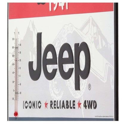 Jeep Since 1941 Embossed Wall Thermometer - Jones Peak