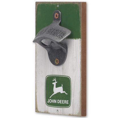 John Deere Logo Wall Bottle Opener (3.75" x 5.5") - Jones Peak