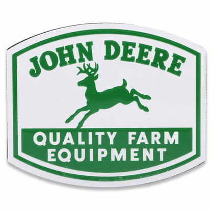 John Deere Quality Farm Equipment Metal Magnet (3" x 2.5") - Jones Peak