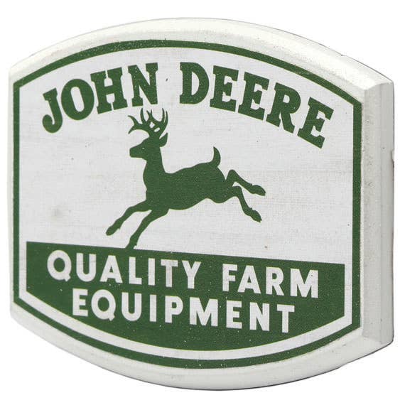 John Deere Wood Magnet (3" x 2.5") - Jones Peak