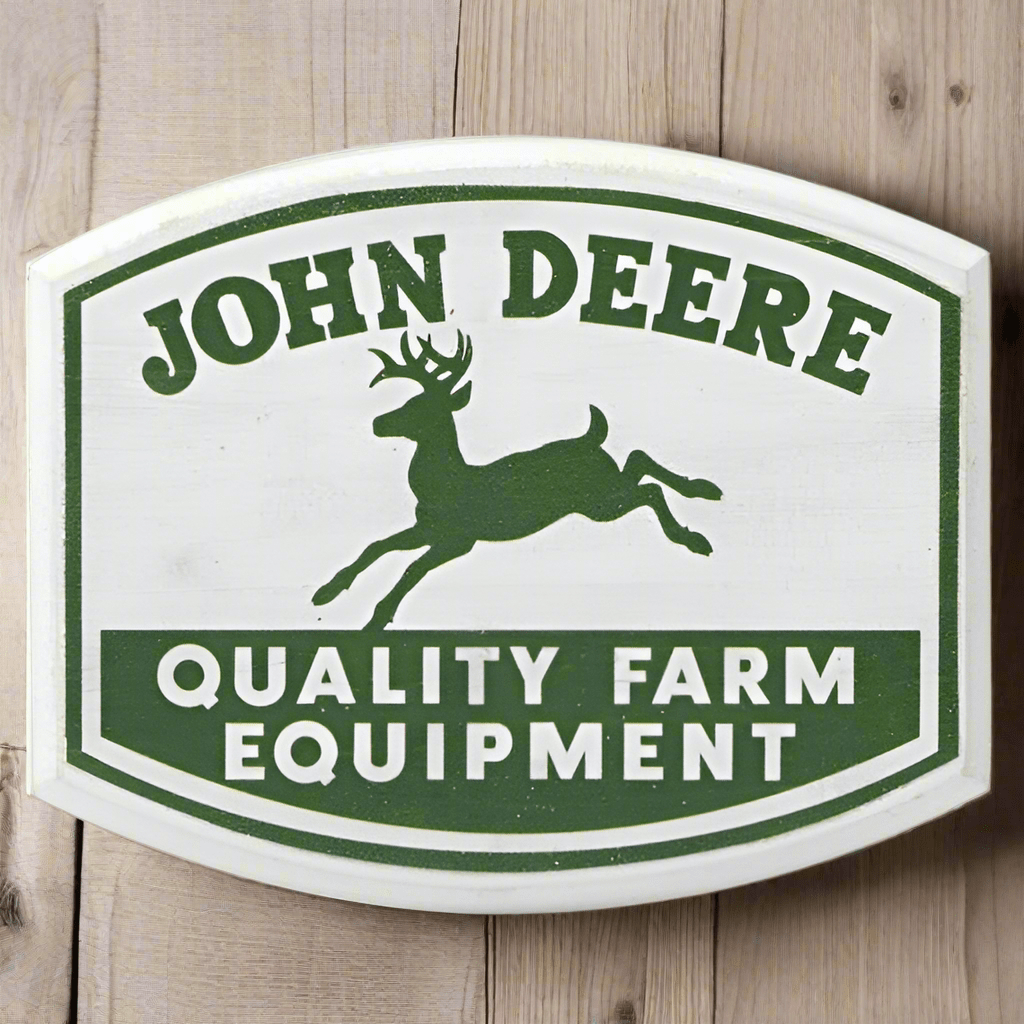 John Deere Wood Magnet (3" x 2.5") - Jones Peak
