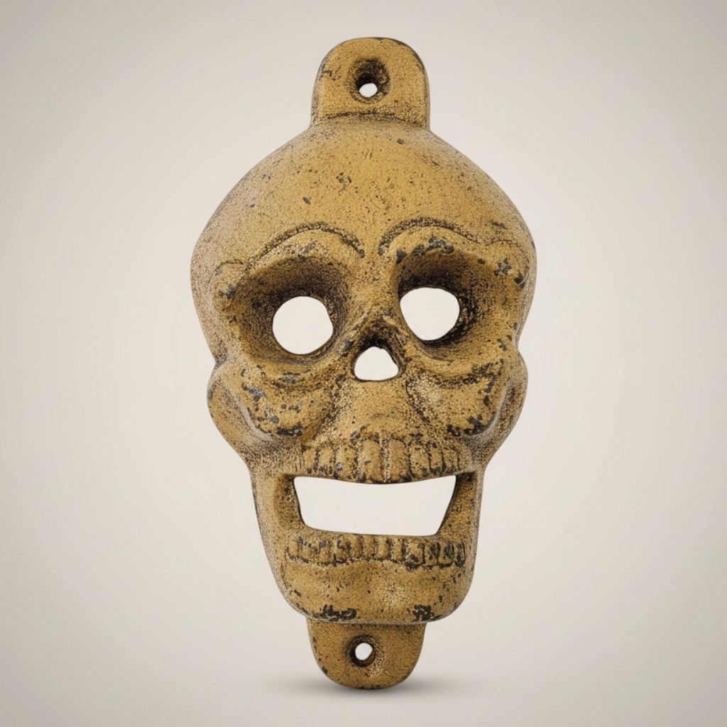 Skull Cast Iron Wall Bottle Opener - Jones Peak
