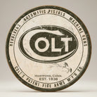 Colt Round Logo Embossed Metal Wall Sign - Jones Peak