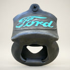 Jones Peak vintage metal wall bottle opener with Ford logo in turquoise