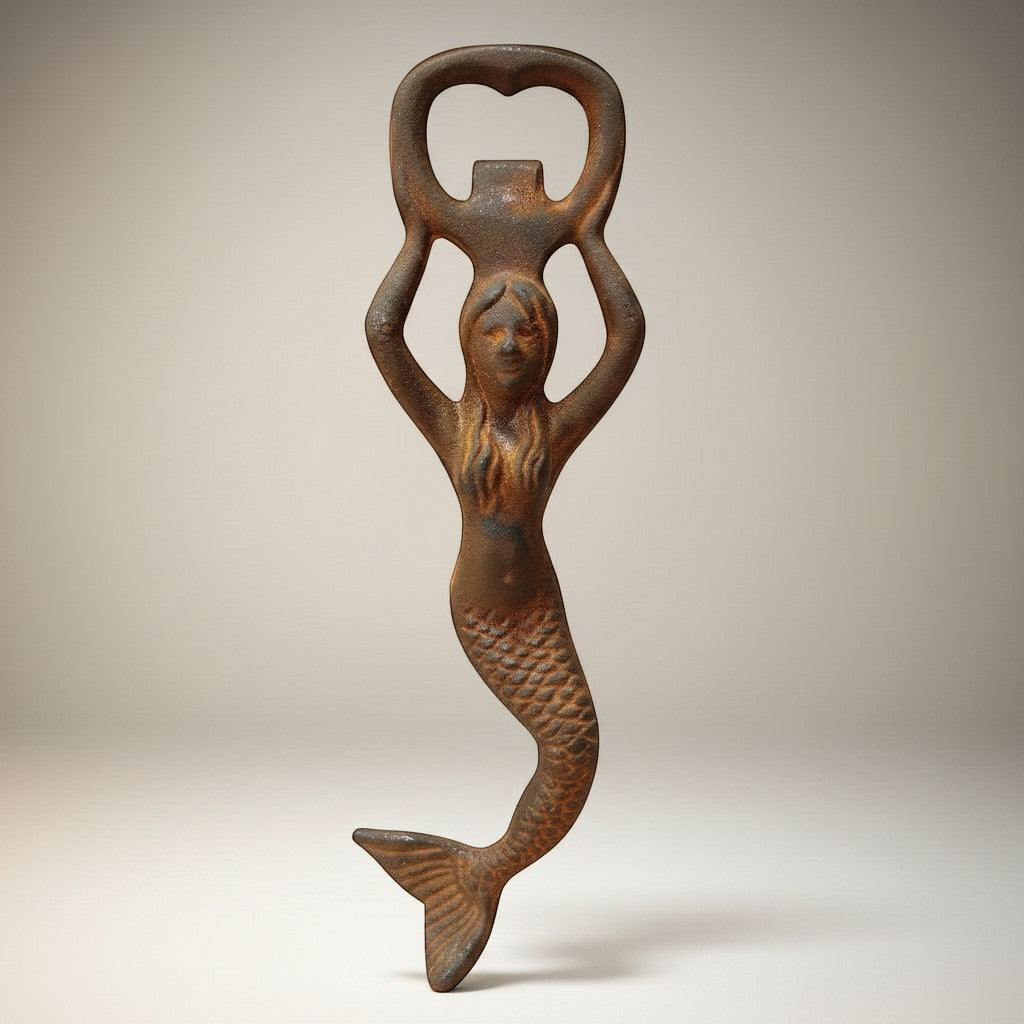 Jones Peak Mermaid Cast Iron Bottle Opener