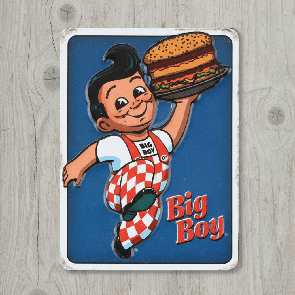 Bob's Big Boy Embossed Metal Magnet (2.25" x 3") - Jones Peak