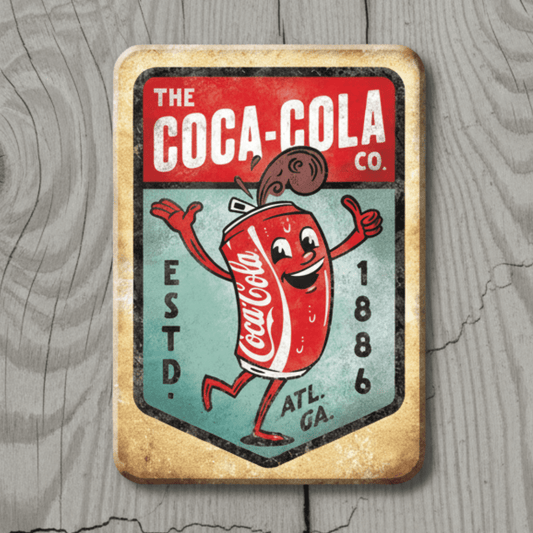 Coca - Cola Dancing Can Magnet (2.5" x 3.5") - Jones Peak