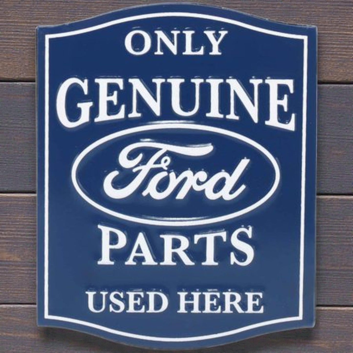Ford Genuine Parts Embossed Metal Magnet (2.5" x 3") - Jones Peak