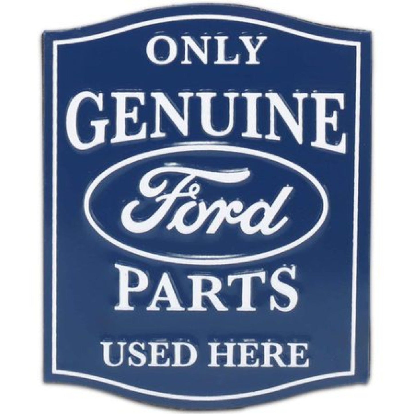 Ford Genuine Parts Embossed Metal Magnet (2.5" x 3") - Jones Peak