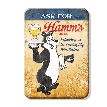 Hamm's Beer Bear Magnet (2.5" x 3.5") - Jones Peak