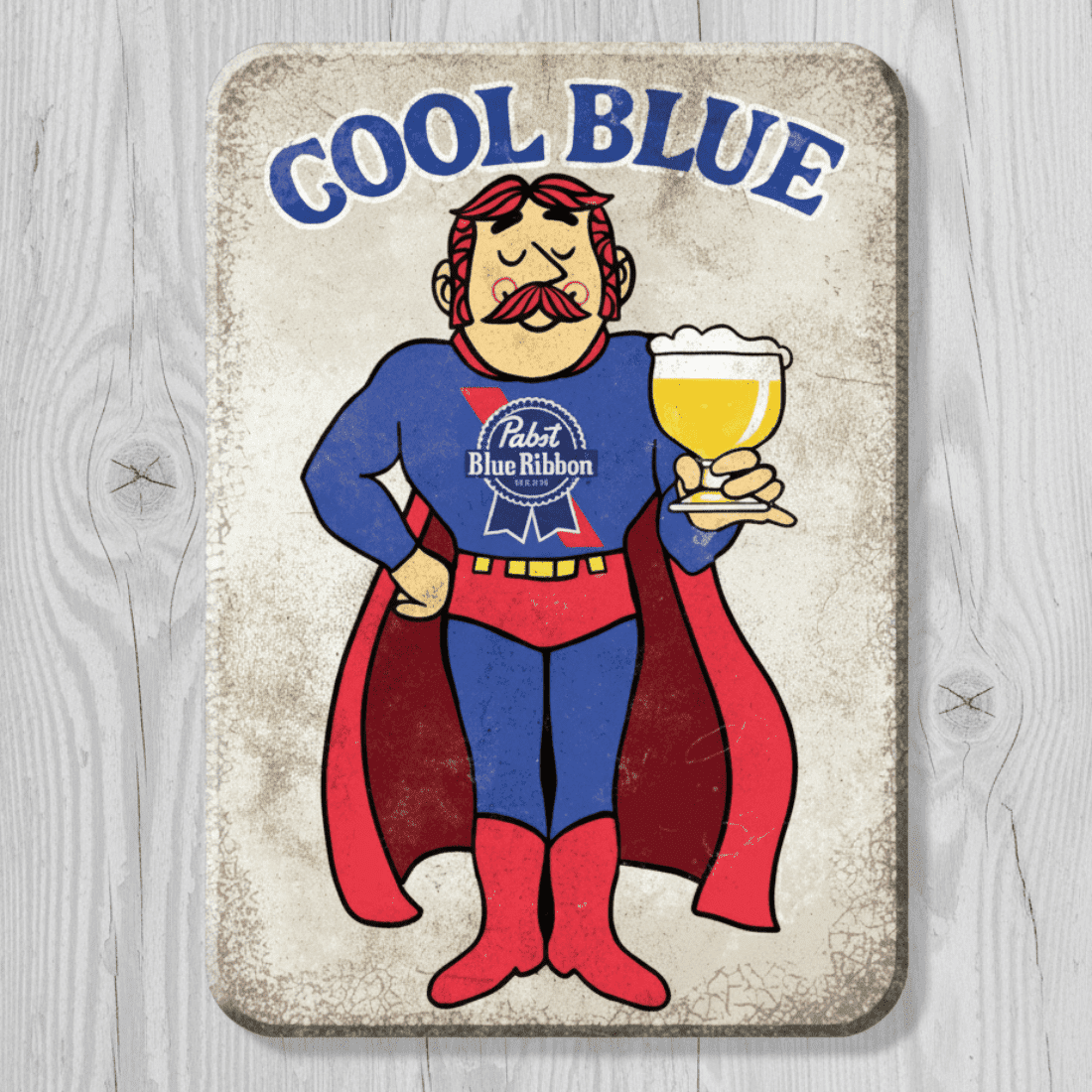 Pabst Cool Blue Magnet (2.5" x 3.5") - Jones Peak
