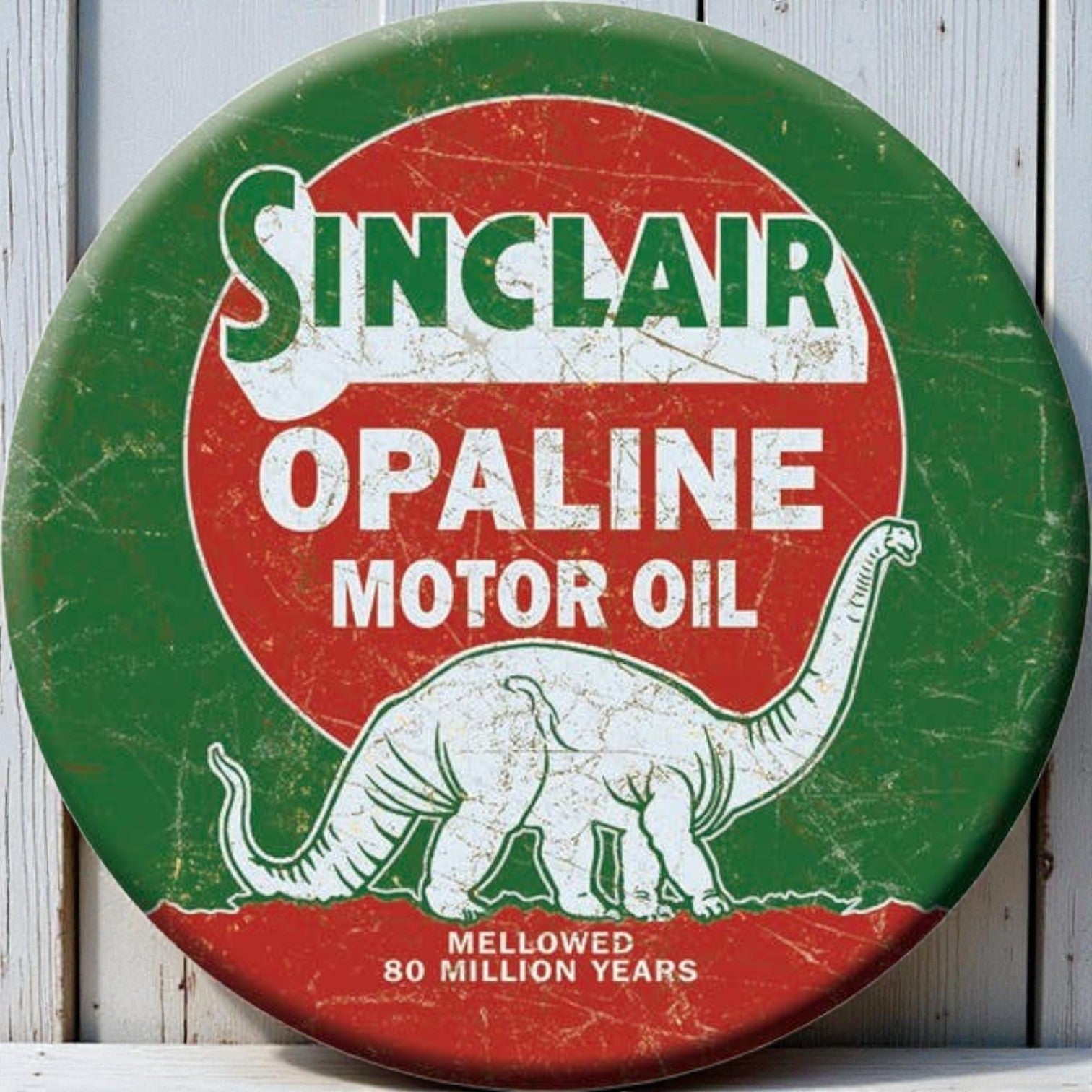 Sinclair Opaline Motor Oil Magnet (3" Round) - Jones Peak