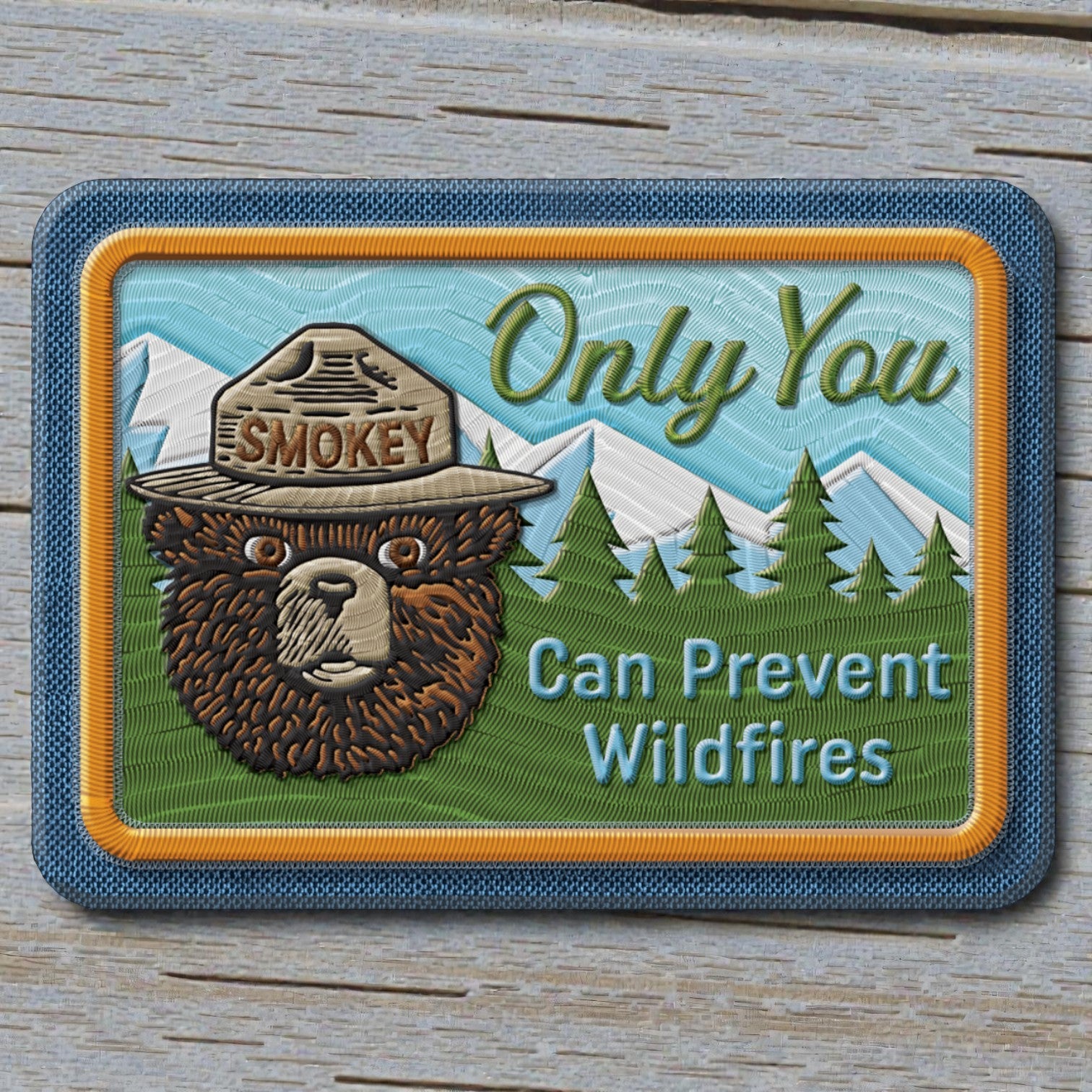 Smokey Bear Only You Can Prevent Wildfires Magnet (2.5" x 3.5") - Jones Peak