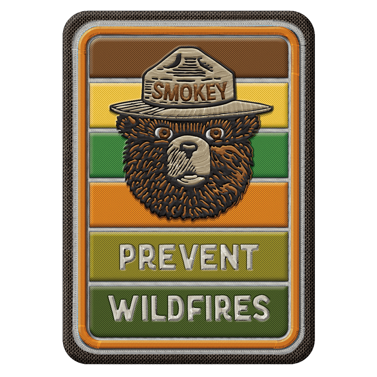Smokey Bear Prevent Fires Magnet (2.5" x 3.5") - Jones Peak