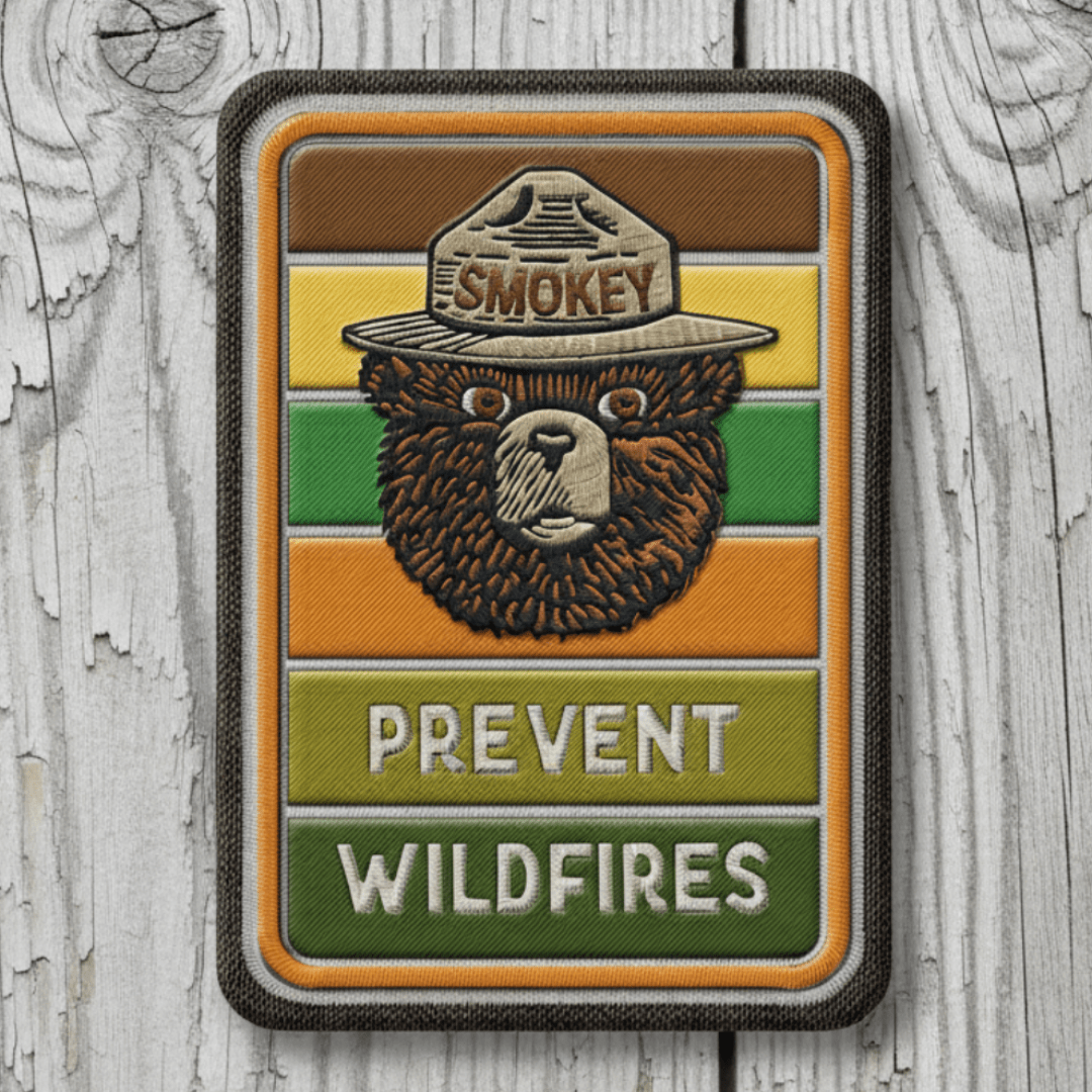 Smokey Bear Prevent Fires Magnet (2.5" x 3.5") - Jones Peak